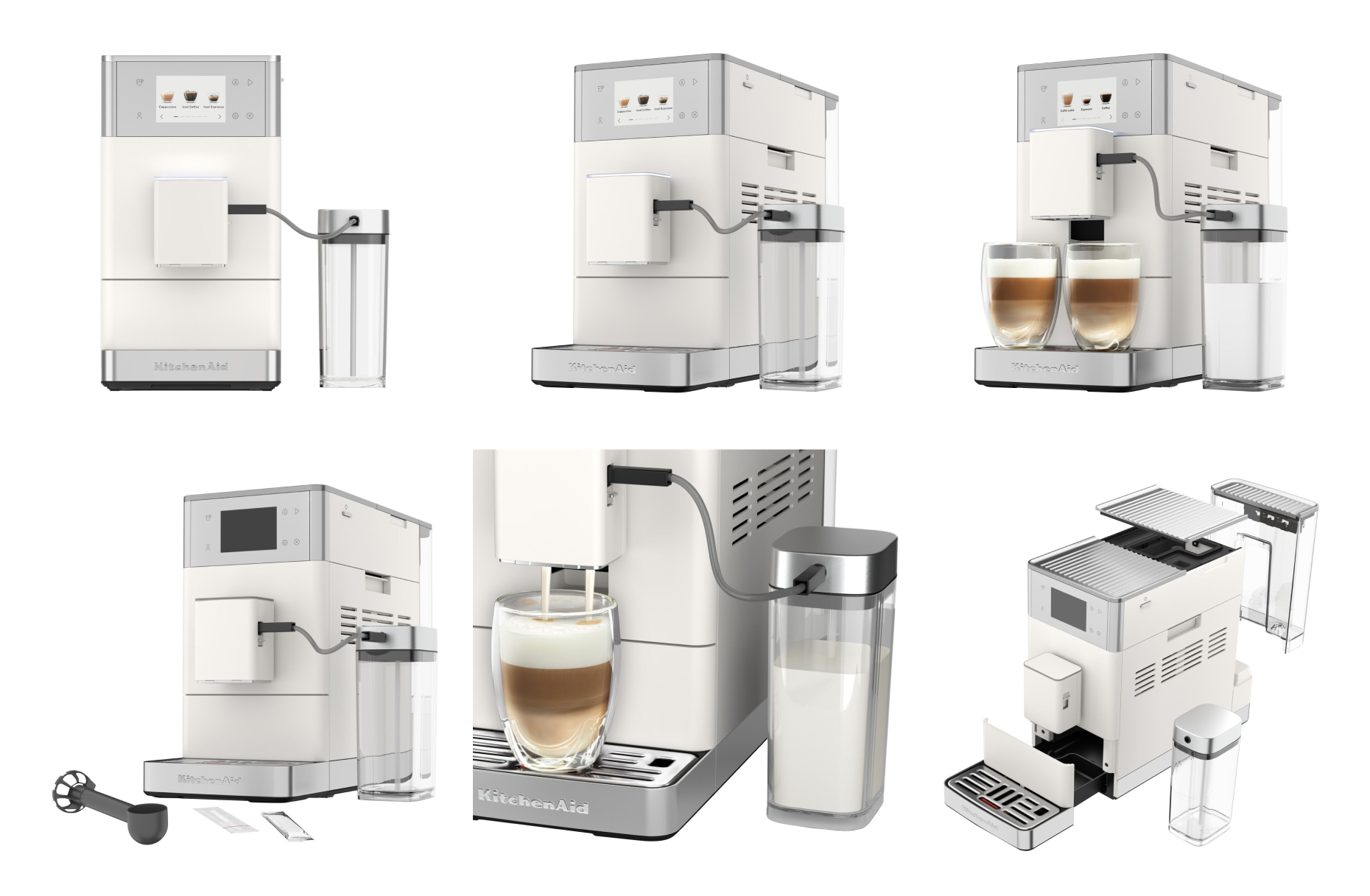 KitchenAid - Automatic Espresso Machine KF4 porcelain